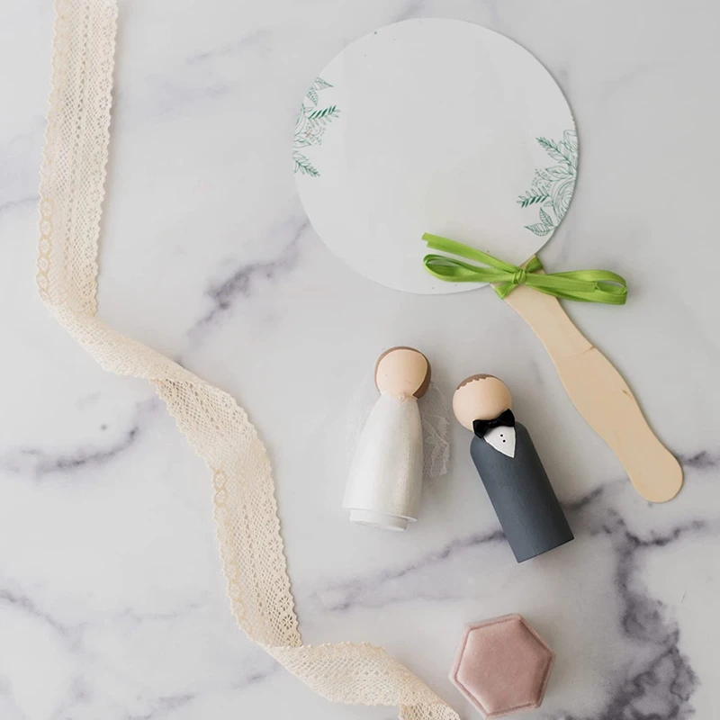 8Inch Fan Handles Or Wooden Spatula Or Paint Mixing Pack 100 Craft Popsicle Sticks Ice Cream Stick For DIY Crafting Supplies Kit