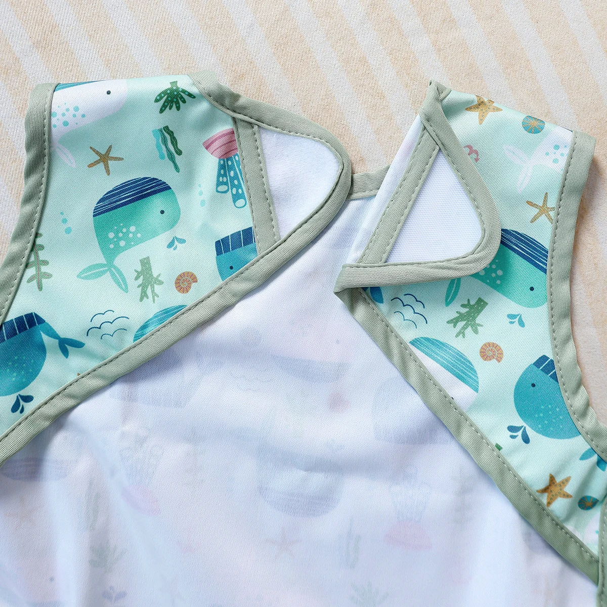 Baberos Elinfant de 1 pieza, paño eructo para niños y niñas, perfecto para regalo de cumpleaños, Baberos de alimentación de bebé, Baberos para comer