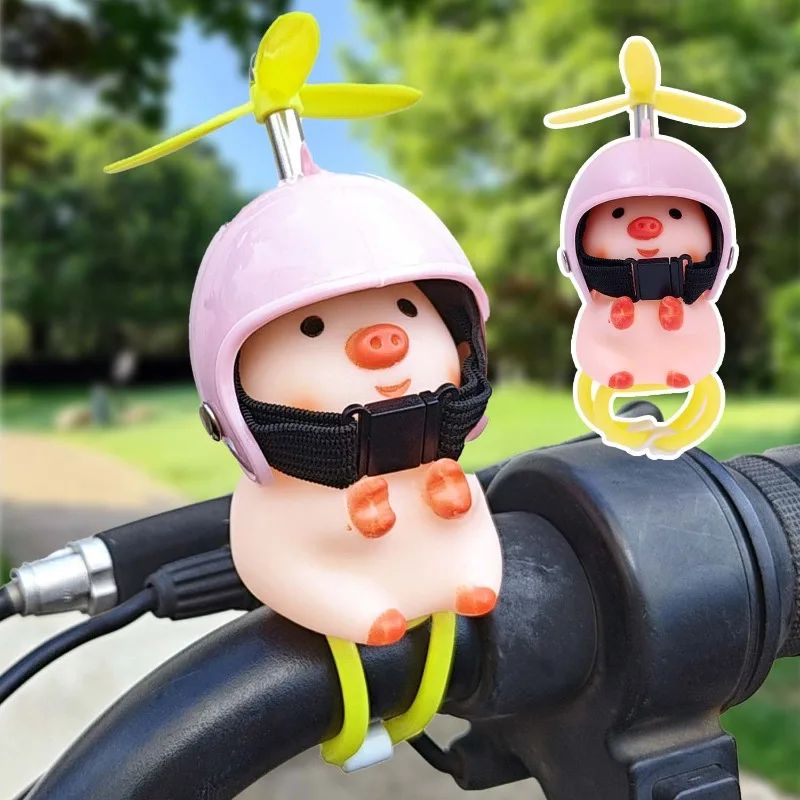 

Cute Pig Toy Decor Helmet Decal for Car Motorcycle Decoration Wearing Helmet Car Styling Ornaments Bike Motor Driving Decor