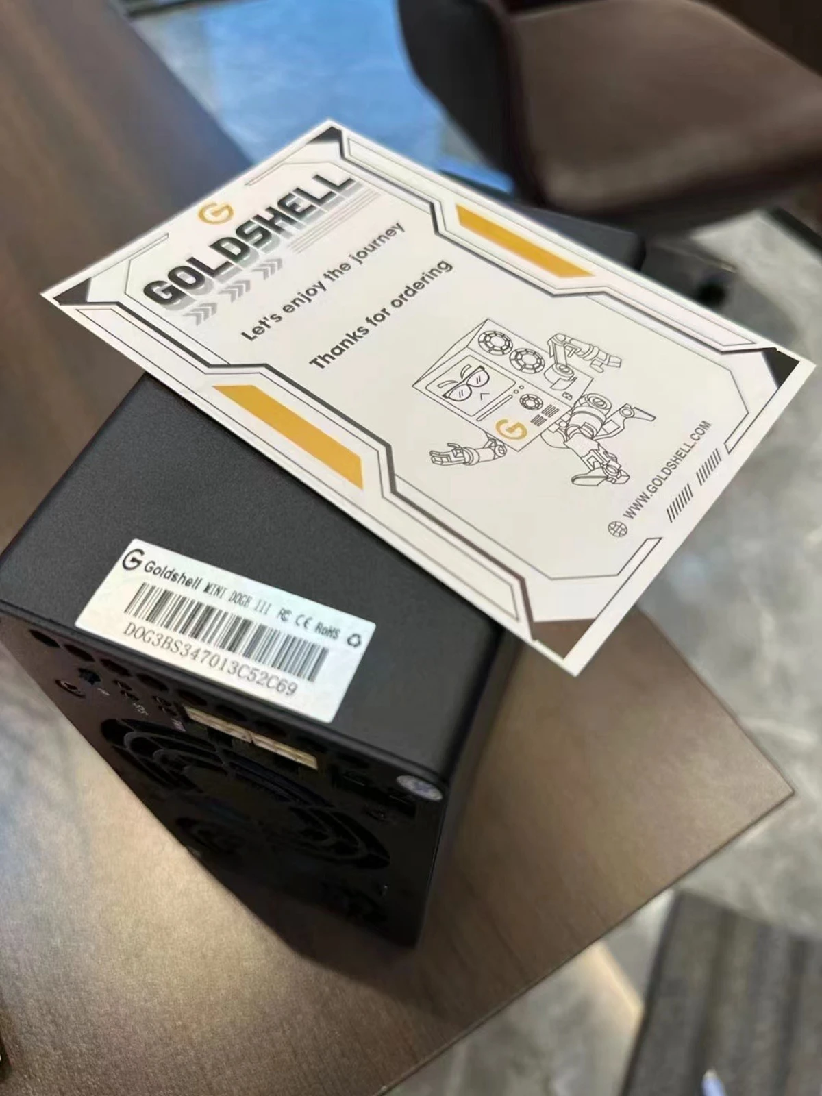 Goldshell Mini Doge III /Plus 700Mh/800Mh Dogecoin/Ltc Crypto Machine with Power Supply