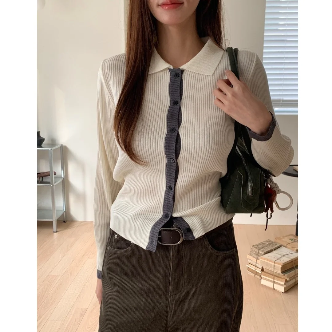 Faionable Chic Simple tricoté ouvert Cardigan femmes minceur pull printemps nouveauté décontracté confortable respirant