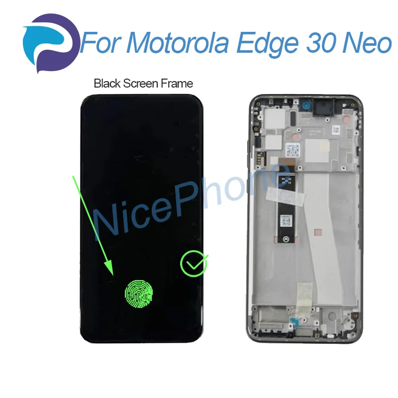 สำหรับ Motorola EDGE 30 NEO หน้าจอ LCD + จอแสดงผลดิจิตอลแบบสัมผัส2400*1080สำหรับ Moto EDGE 30จอแสดงผล LCD NEO