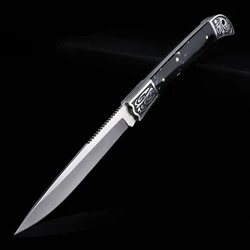 XUAN FENG Outdoor Jungle Knife Wild Survival Straight Knife Camping Tactical Military Pocket Knife Hunting Folding Knife