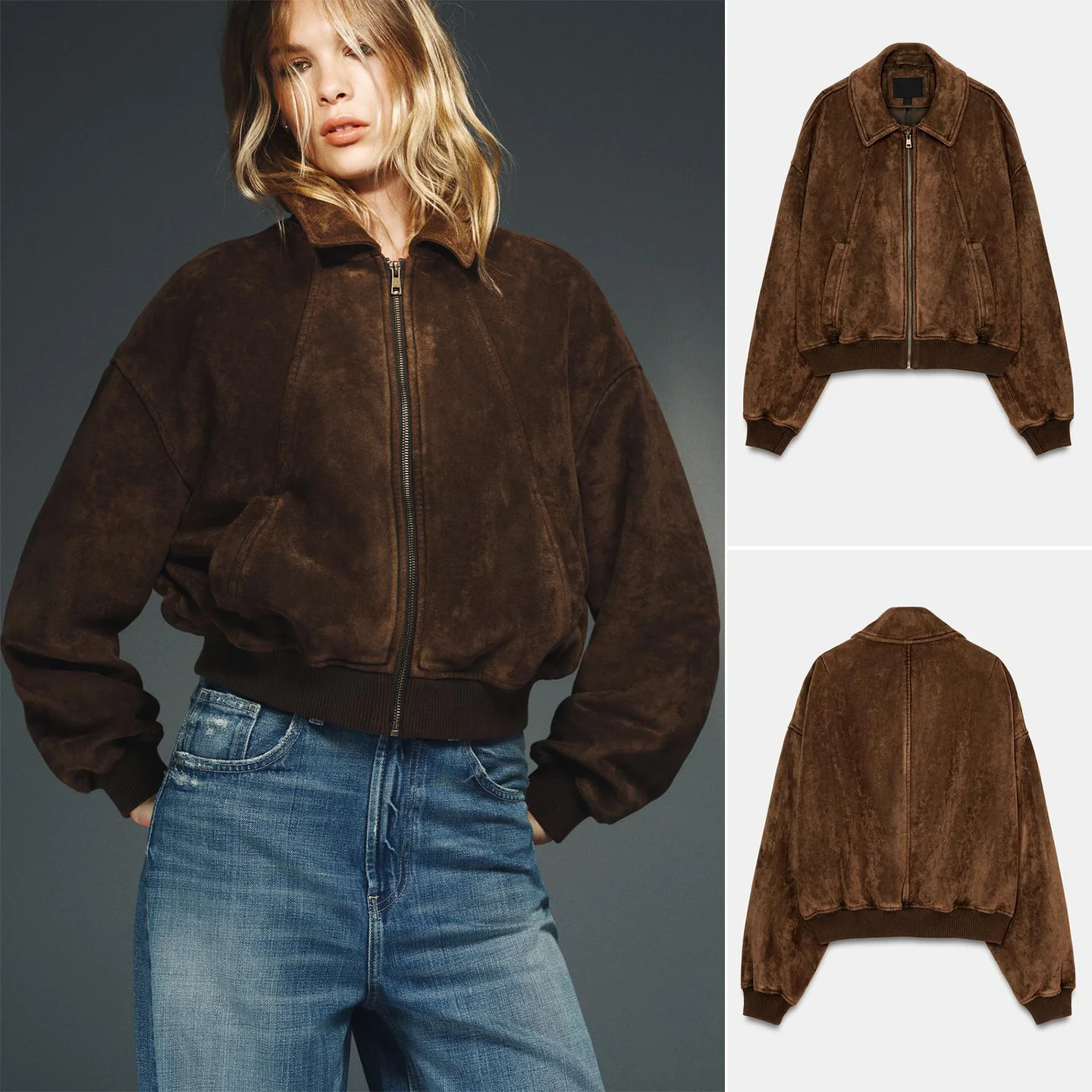 

Новая весенняя женская свободная куртка с отложным воротником и длинными рукавами из искусственного меха, верхняя одежда из полиэфирного волокна, короткое пальто в стиле ретро. Бренд: Без бренда.