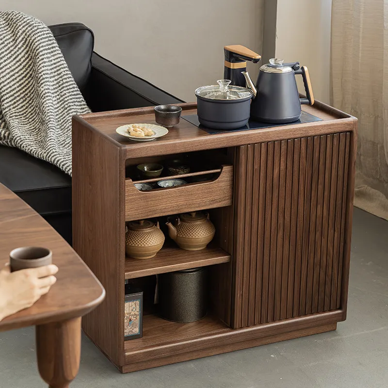 Wood Decoration Coffee Tables Living Room Brown Lateral Center Coffee Tables Apartments Wooden Space Mesas De Centro Furniture