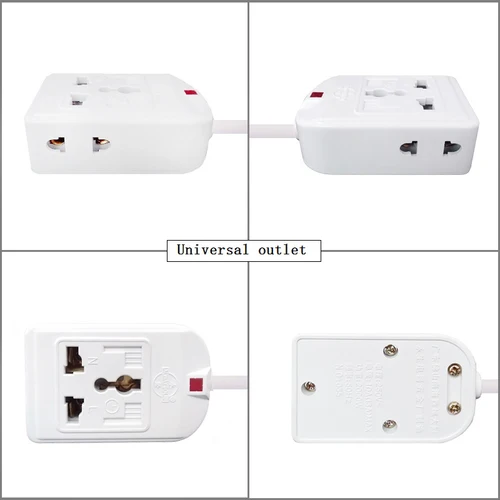 Imagen 2 del producto Tira de alimentación CN EU AU, enchufe Multi 7 agujeros, toma de corriente Universal, cable de extensión electrónico para el hogar, enchufe pequeño 0,5/1,5/5/10/15/20M