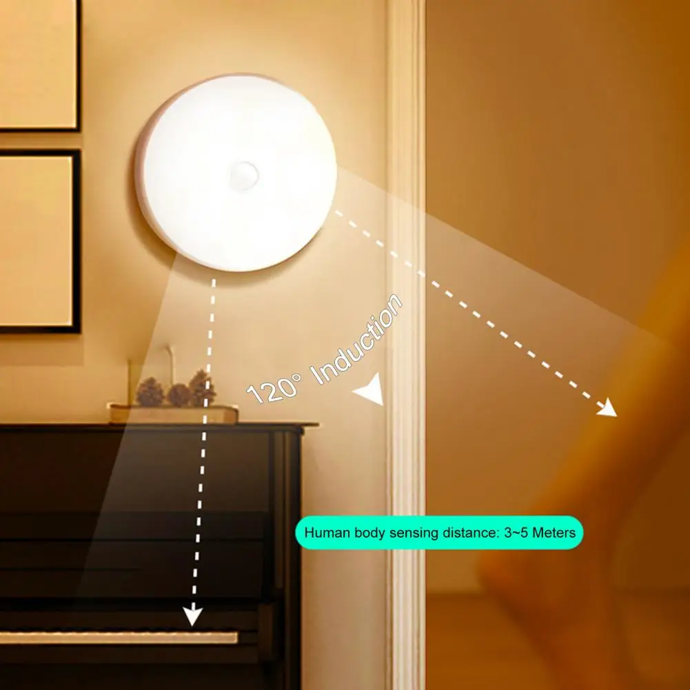 Motion Sensor Led Night Light Rechargeable Led Light Highly Usb Rechargeable Led Night Lights for Cabinets Closets Super Bright