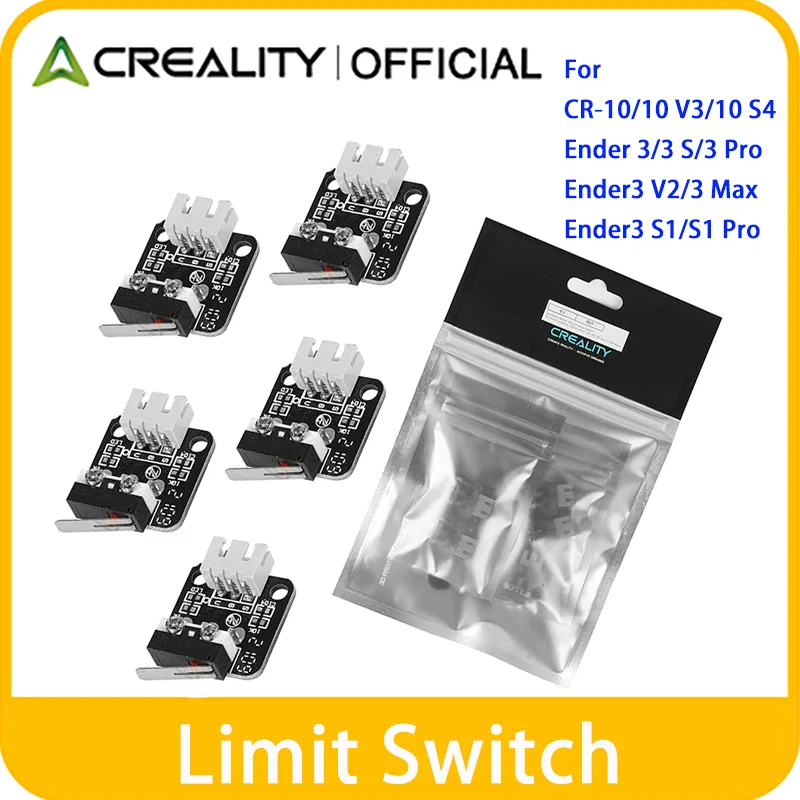 3/5PCS Creality Official Limit Switch End Stop for Ender 3/Ender 3 Pro/Ender 3 V2 /Ender 5 Series/CR-10 Series 3D Printer parts