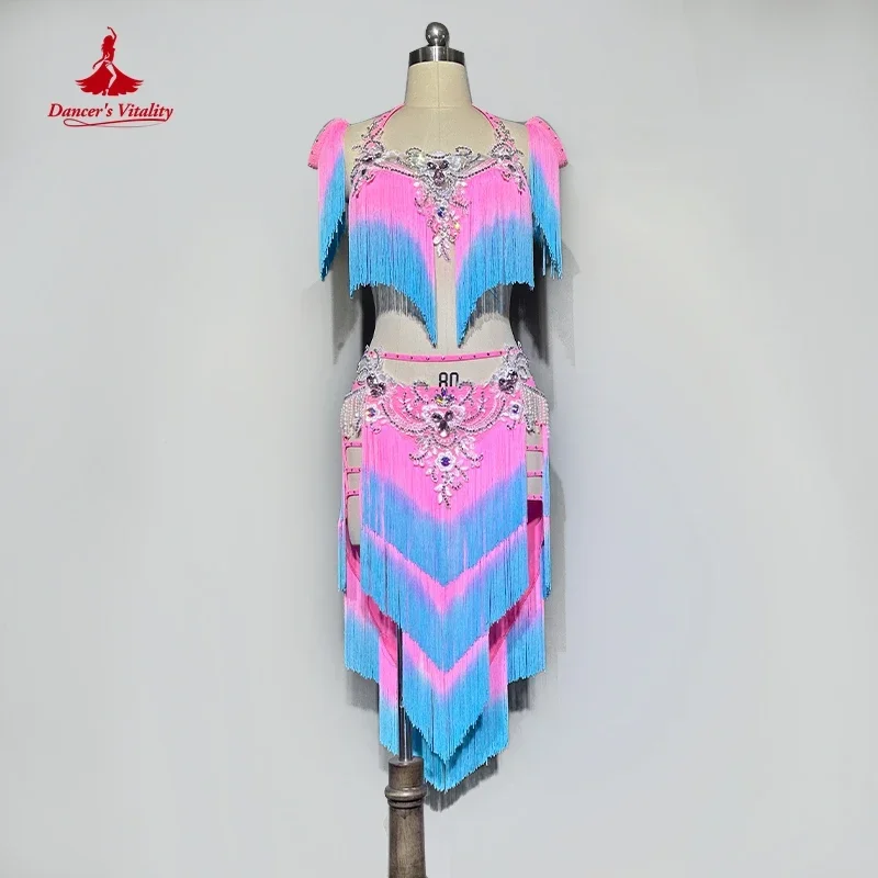 Original Dance Performance Costumes Suit for Women Gradual Encouraging Belly Dancing Team Competition Clothes Belly Dance Outfit