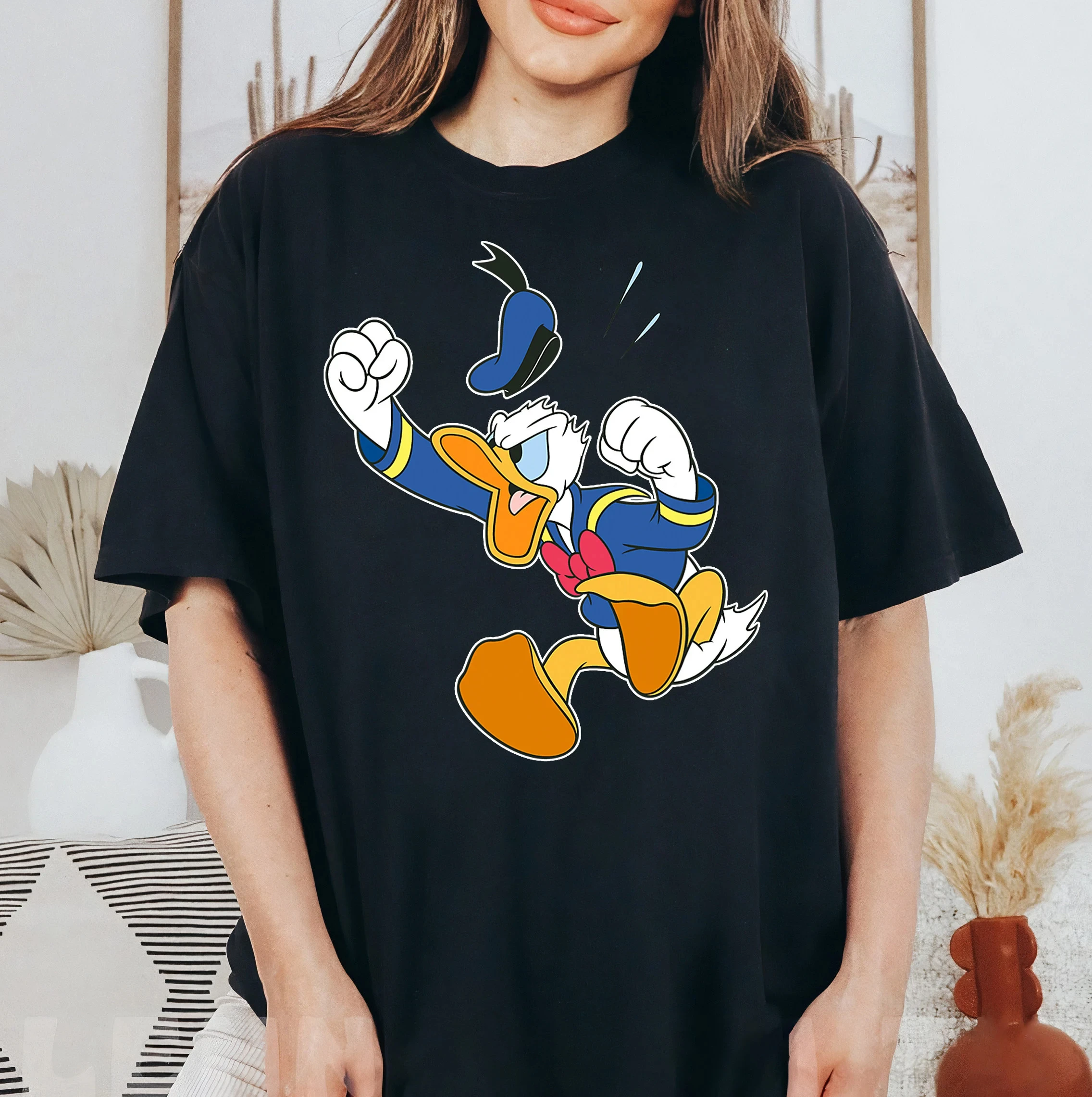 Camisa del Pato Donald de Disney, camisa maldita de Donald, Mickey y sus amigos, camisa a juego familiar de Disneyland, camiseta del Reino Mágico