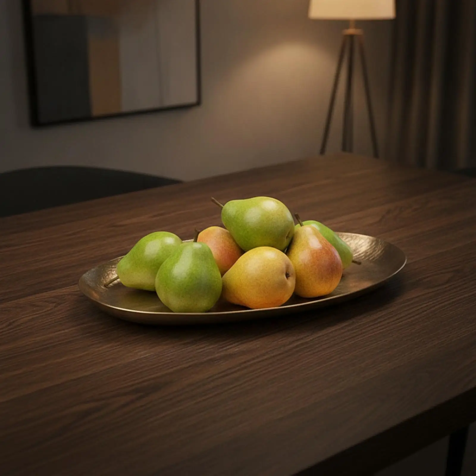 Elegant Decorative Trays Irregular Rounded Oval Metal Bowl Table Decoration Tray for Home Elegant Decorative Trays Irregular Rounded Oval Metal Bowl Table Decoration Tray for Home