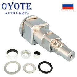 OYOTE 98230A1 Housing Upper Steering Arm Swivel Shaft Set With Stainless Steel Steering Shaft Kit Gimbal For Mercruiser