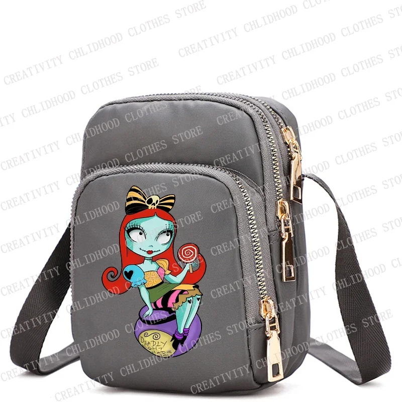 Halloween Shoulder Bags Jack Skellington Tote Bag Crossbody Bag Kawaii Cartoons Dog Underarm Casual Bags Collocation Trendy