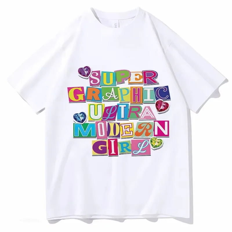 Red Wine Supernova T-shirt Men/Women Super Graphic Ultra Modern Girl Clothes Chappell Roan Harajuku Summer Short Sleeve T Shirt