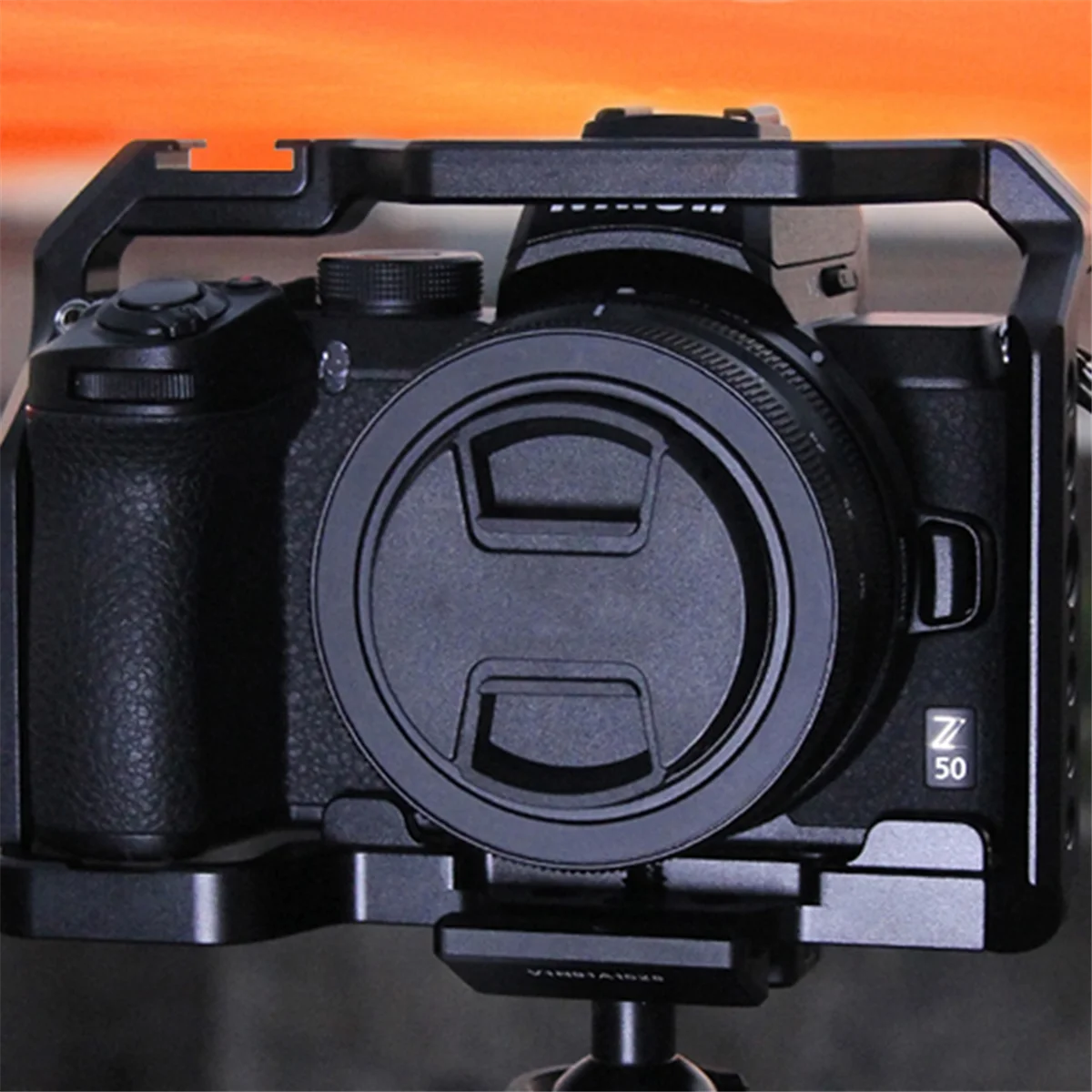 

X64A_Camera Cage Frame For Nikon Z50 SLR Cold Shoe Mount Vertical Shooting