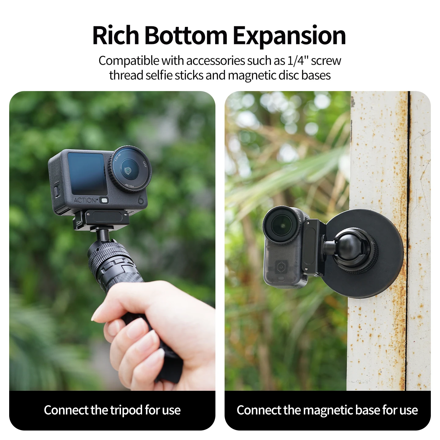 Mini-Kugelkopf, verstellbar, 1/4 Vakuumsaugnapfhalterung, 22 mm, 4 kg Tragkraft, für GoPro, Insta360, DJI 360II Action-Kamera, Glashalterung fürs Auto – Detail 14