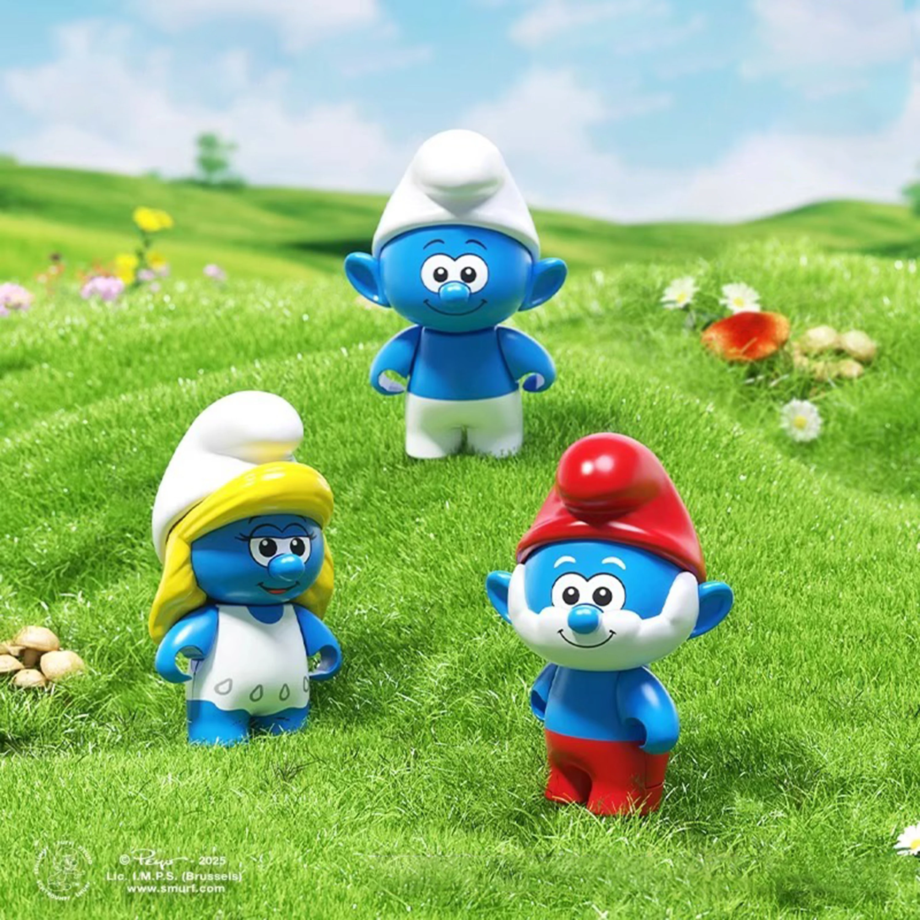 ชุดตัวต่อบล็อกสร้างสรรค์ DIY รูปแบบสร้างโมเดลของเล่นเด็กเพื่อการศึกษา ชุดข้อความจากสมูร์ฟในขวดพร้อมบ้านน้ำผลไม้ในป่า