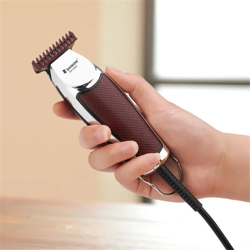 

Hair Clipper Professional Corded Electric Trimmer 0.1mm Precision Haircut Machine Barber Salon Style Fade Hairline Shaver Razor