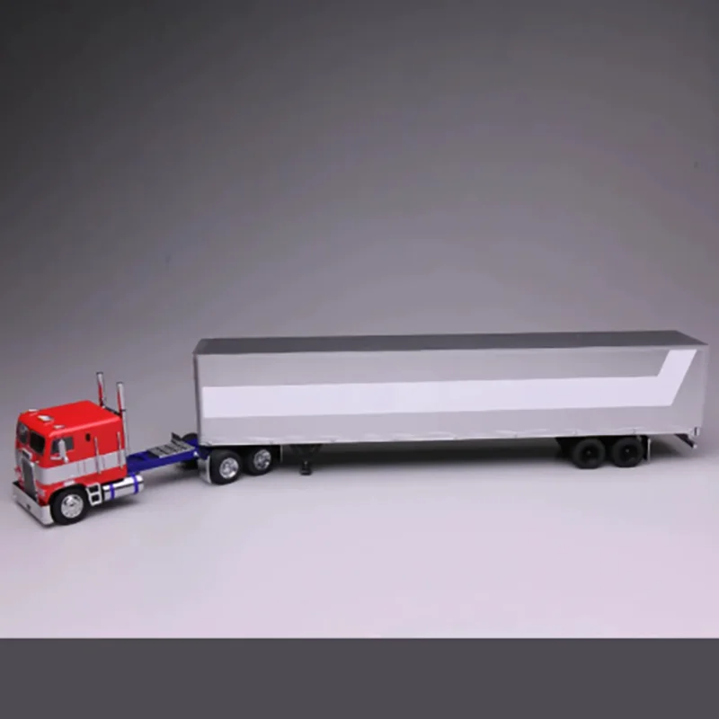 

596 1:64 Scale G1 Alloy Flat-Front Semi-Truck Model Simulation Toy Collection Gift Display Static ornaments
