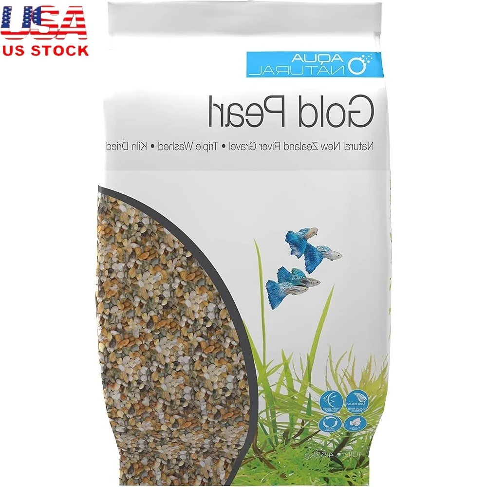 

20lb Ethically Sourced Gravel Substrate 2-4mm Natural Aquascaping Stones Aquariums Vivariums Terrariums