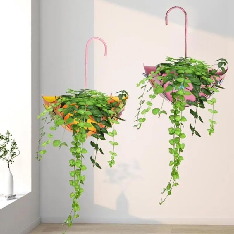 QX2E Vertical Flower Pot Holder Wall Set of 3 in Metal, Indoor Display Solution for Balcony Use, Entryway Walls, and Apartment