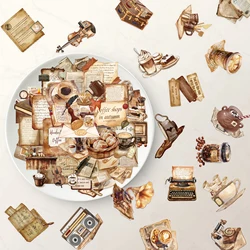 50/100/150PCS Retro Coffee Shop Element Stickers Exquisite Handmade Materials Phone Cases Laptop Cups Waterproof