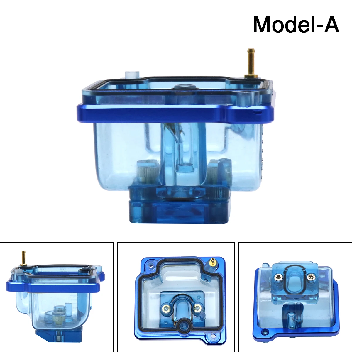 Alconstar Carburetor Float Bowl Oil Cup For Keihin PWK I/II/III 21/24/26/28/30/32/34mm Nylon Transparent Carburetor Clear Bottom