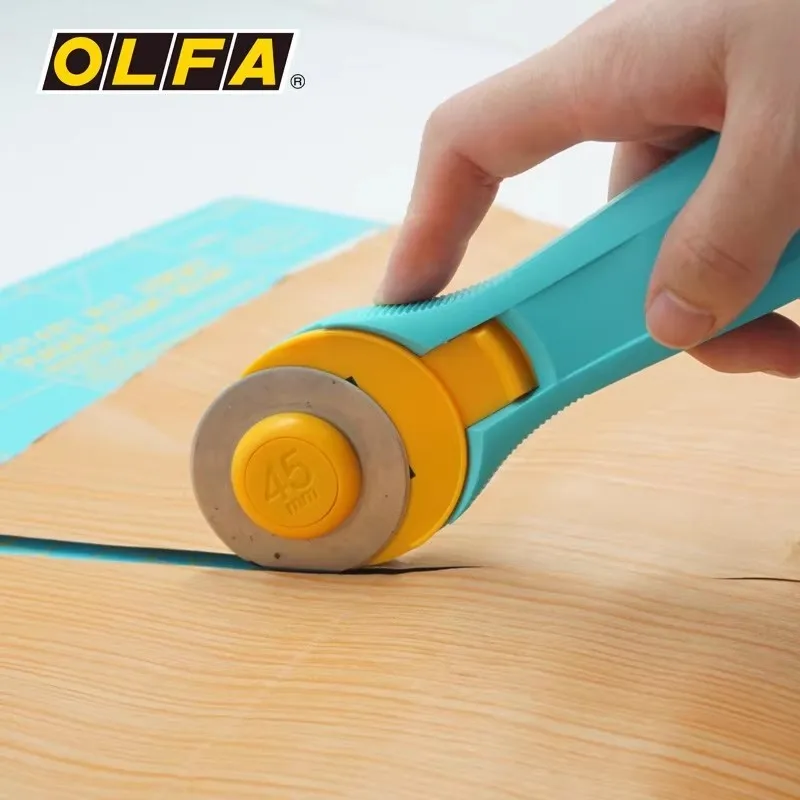 Japanese original OLFA RTY-2C rotary roller art knife 45mm roller cutter RTY-2C/PIK sewing roller cutter fabric cutting slingshot circular blade