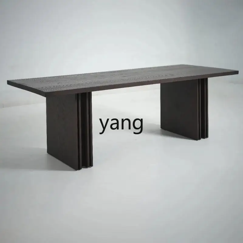 

Yhm homestay solid wood minimalist household light luxury table tea table workbench