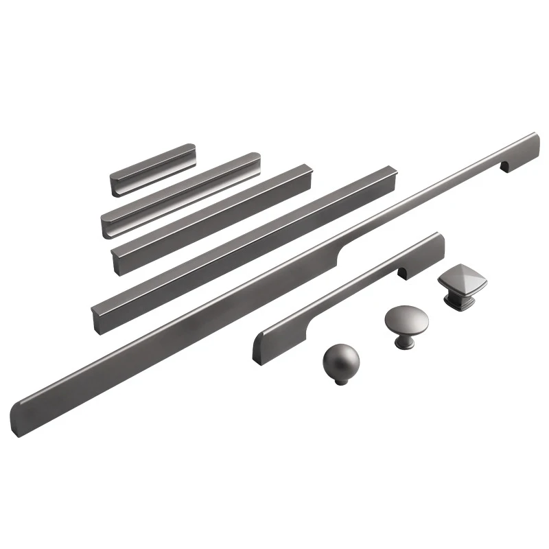 Nordic Concealed Recessed Handle, Anti-Corrosion Aluminum Alloy Long Drawer Cup Pull for Cabinet & Wardrobe  Kitchen Cabinet