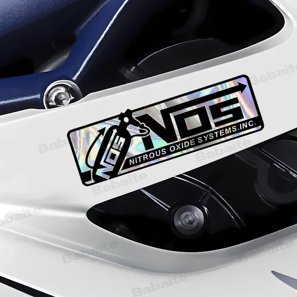 Cool NOS Nitrous Oxide Sticker Set, Vibrant Auto - Themed Decals for Cars, Laptops, Great for Personalizing with Racing Style