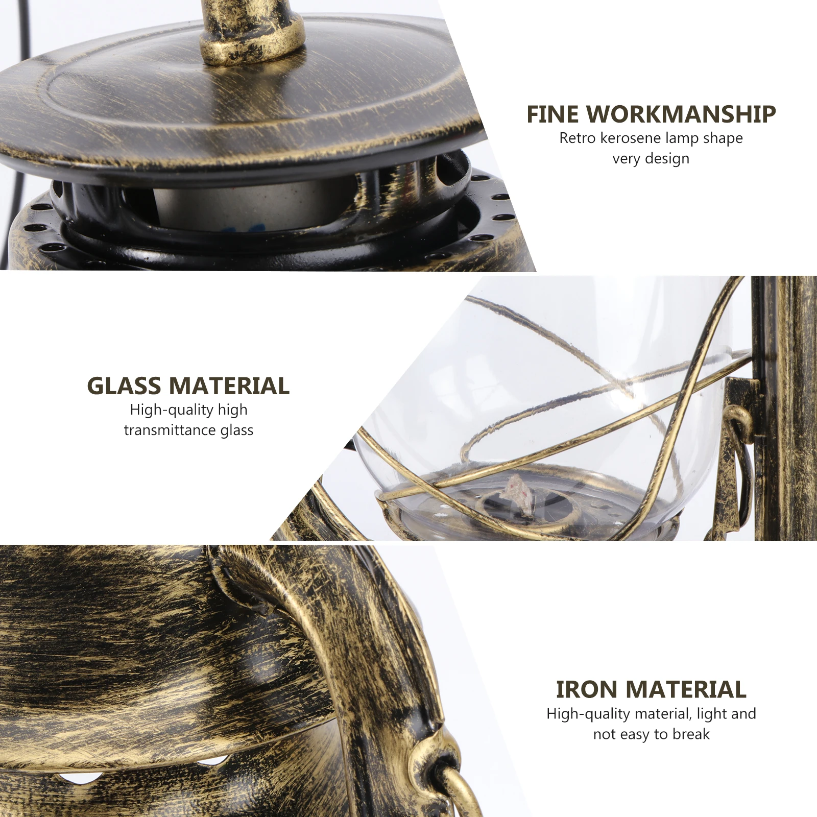 

Vintage Style Wall Light Retro Industrial Bedroom Restaurant Lamp Iron Glass Wood Durable Safe Home Decor Light