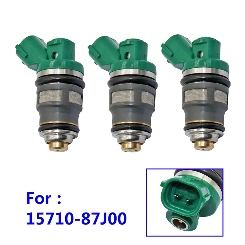 3Pcs For NEW Car Fuel Injector Fuel Nozzle For 1999-2010 For SUZUKI DF40- DF50 15710-87J00