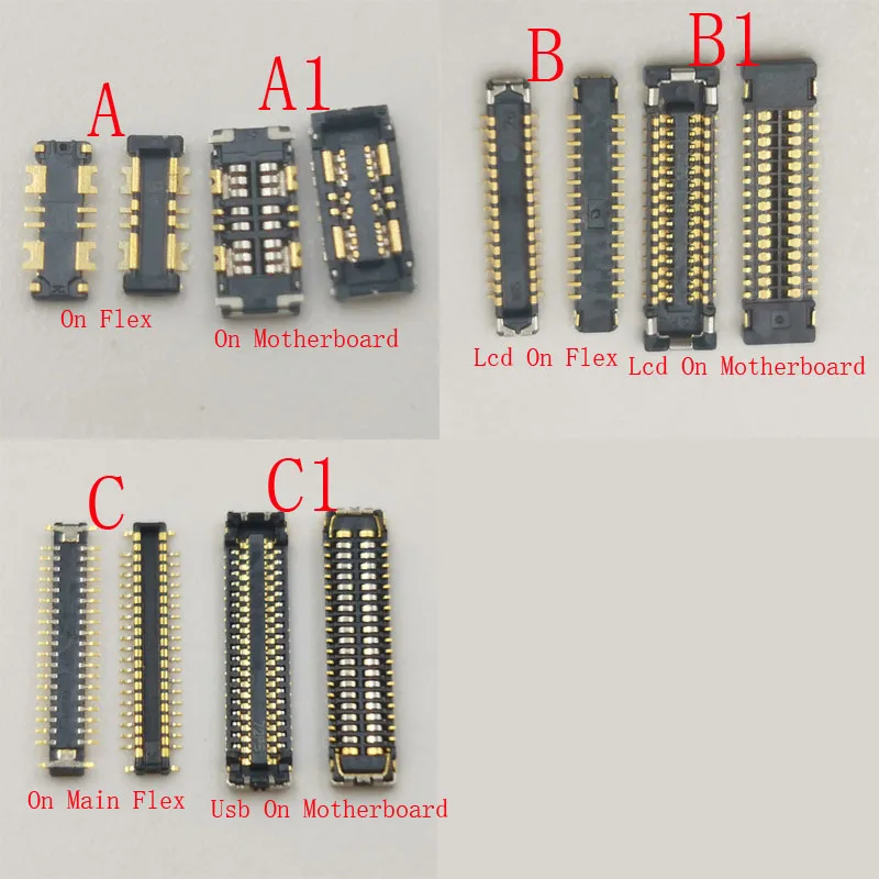 1Pcs USB Charging Charger Dock Port Jack LCD Display Screen FPC Connector Plug Battery Flex Cable For Lenovo Z5 L78011 30 38 Pin