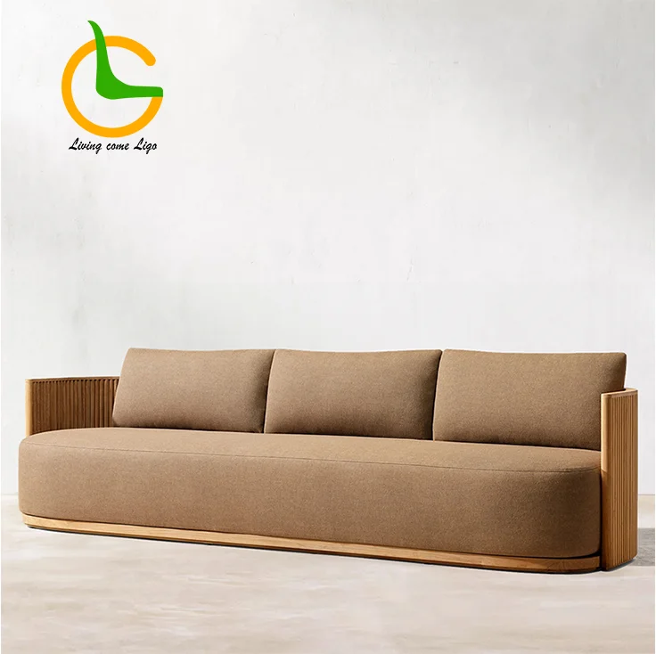 Luxury L-shaped Teak Wood Outd - Outdoor Furniture Teak recension och pris