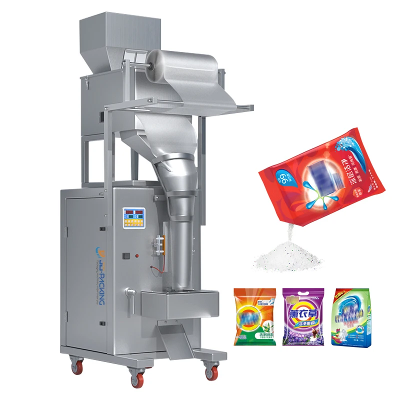 

Automatic Detergent Powder Laundry Detergent Bag Filling Packing Packaging Machine