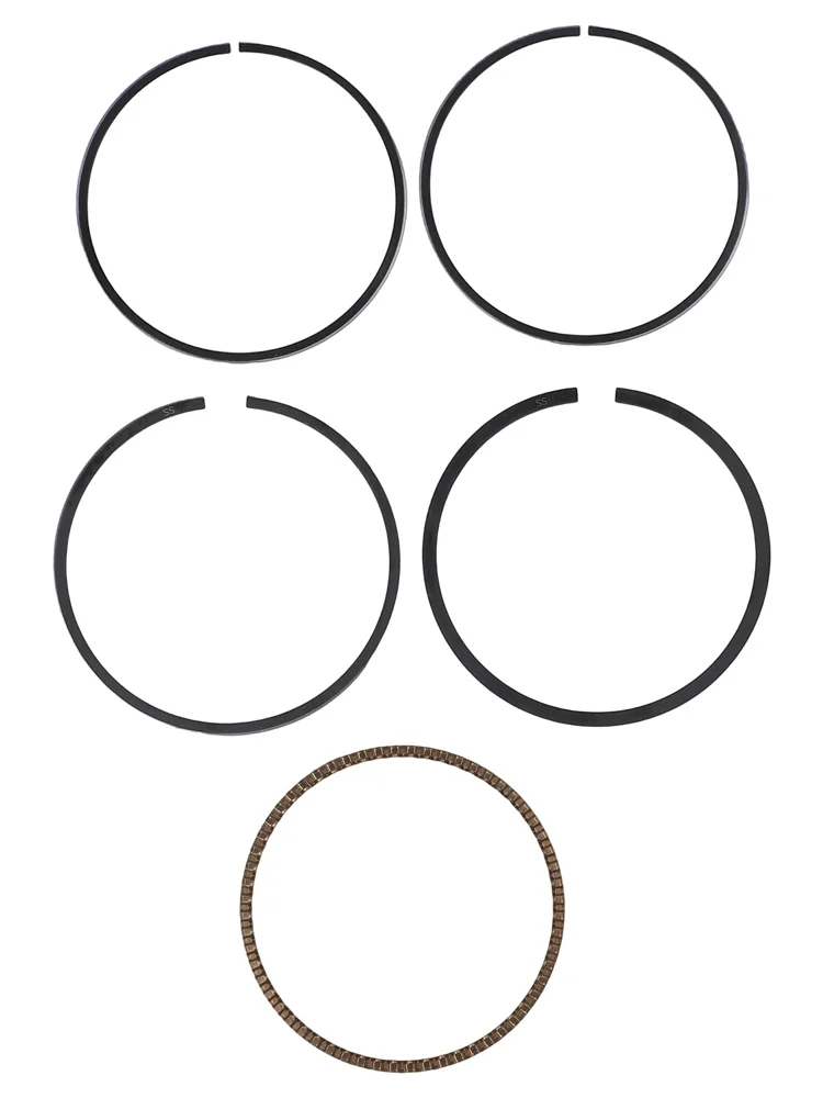 Black Rings Set For Honda GX100 Engine 6x6x2cm Fit Compression Improvement Maintenance Accessories