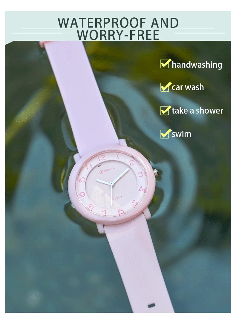 UTHAI CE85 Pointer Watch Trend Simple Quartz Watch Children's Waterproof Quartz Electronic Watch Student