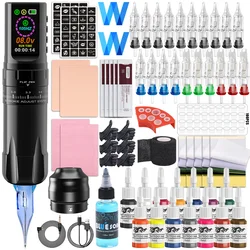 Wireless Tattoo Machine Kit Rotaty Battery Pen With Portable Power Cartridge Tattoo Pen Kit For Tattoo Beginner Permanent Makeup