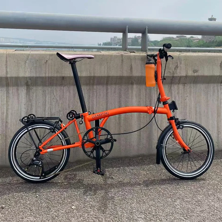 

CRANSTON R9 MAX Ретро Сверхлегкий складной велосипед M/S Портативный 9-скоростной тормоз C 16 дюймов складной студенческий велосипед для взрослых и детей