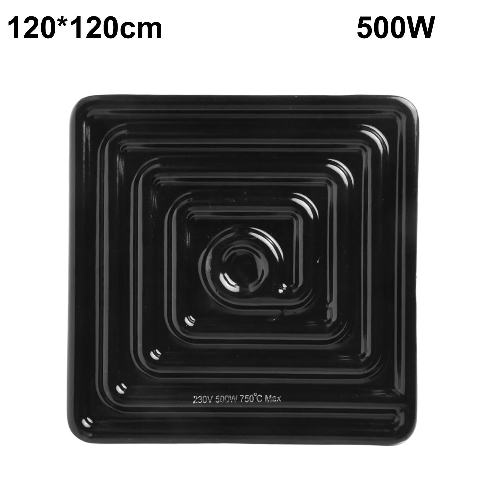 Infrared Plate Infrared Heating Element Compact Heating Solution Uniform Heating Efficient Heat Conduction 120*120 mm