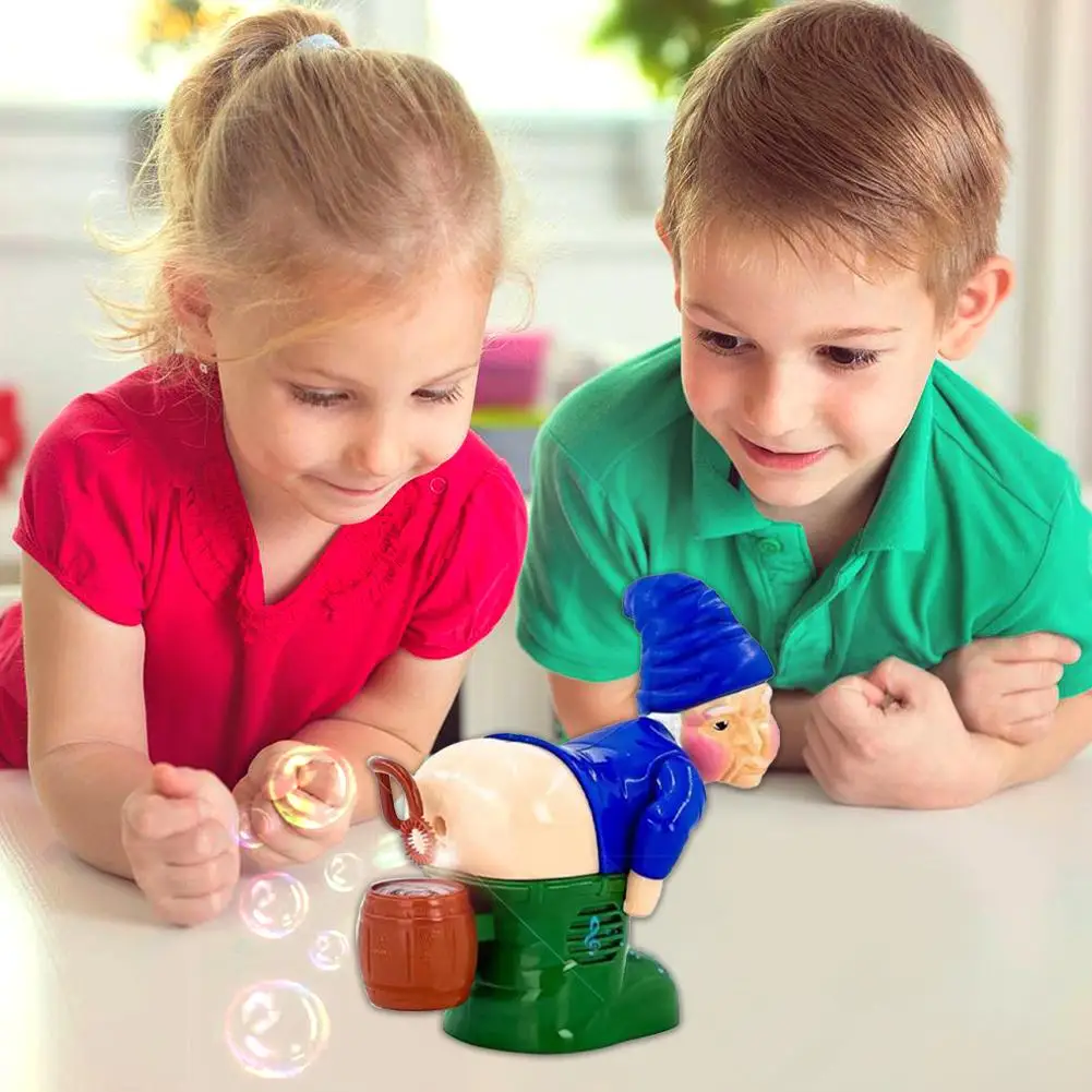 Machine à Bulles avec Lumière et Musique pour Enfant, Jouet Amusant, Père Noël, Nouveauté, X7g4