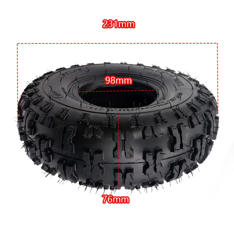 good quality 4.10-4 tire wheel and inner tube  4 inch hub Rim for 49cc Mini Quad Dirt Bike Scooter ATV Buggy