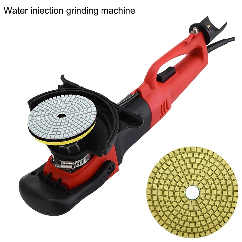 1200w Electric Marble Granite Wet Stone Polisher Hand Angle Grinder Sander Power Tools