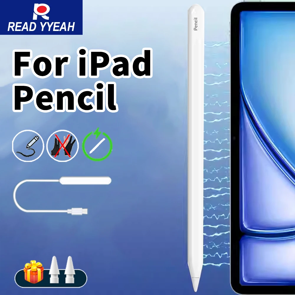

New Magnet Touch Pen For Apple Pencil Wireless Charging For iPad 2025 2024 2023 2022 2021 2020 2019 2018 Stylus iPad Accessories