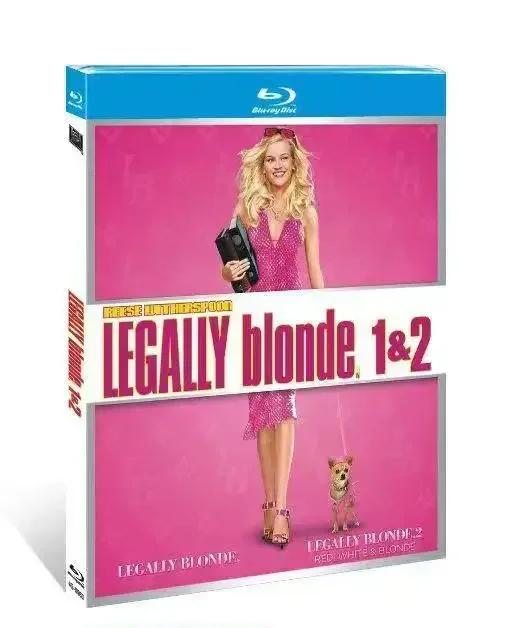 

Legally Blonde 1-2 Blu-ray BD диски с английской озвучкой