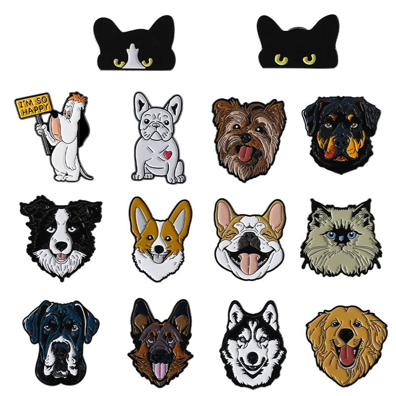 Cute Dog Set Enamel… - image