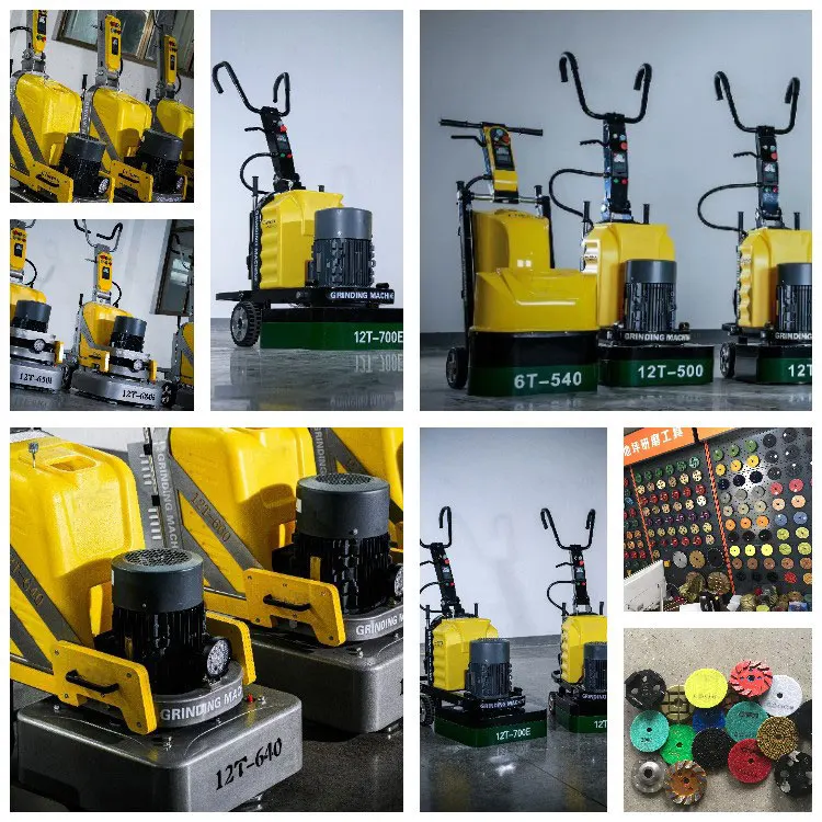 750mm Remote Control 380V 15Kw Planetary Concrete Floor Grinder Concrete Grinding Machine