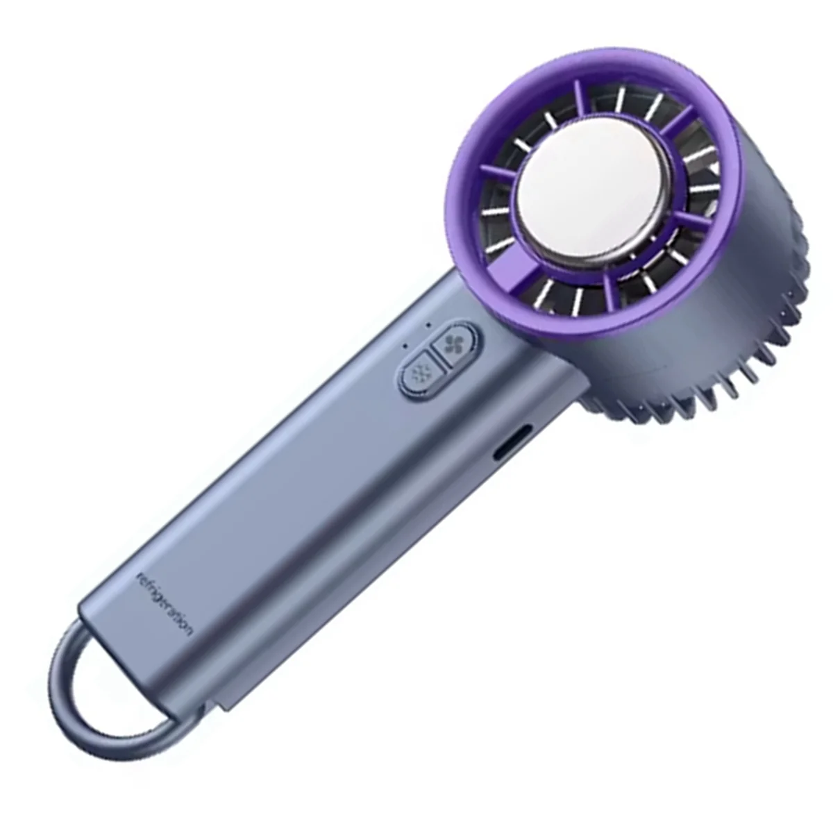 ABGV Handheld ijskompresventilator USB oplaadbare halfgeleiderkoeling Draagbare kleine oplaadbare turboventilator Airconditioner