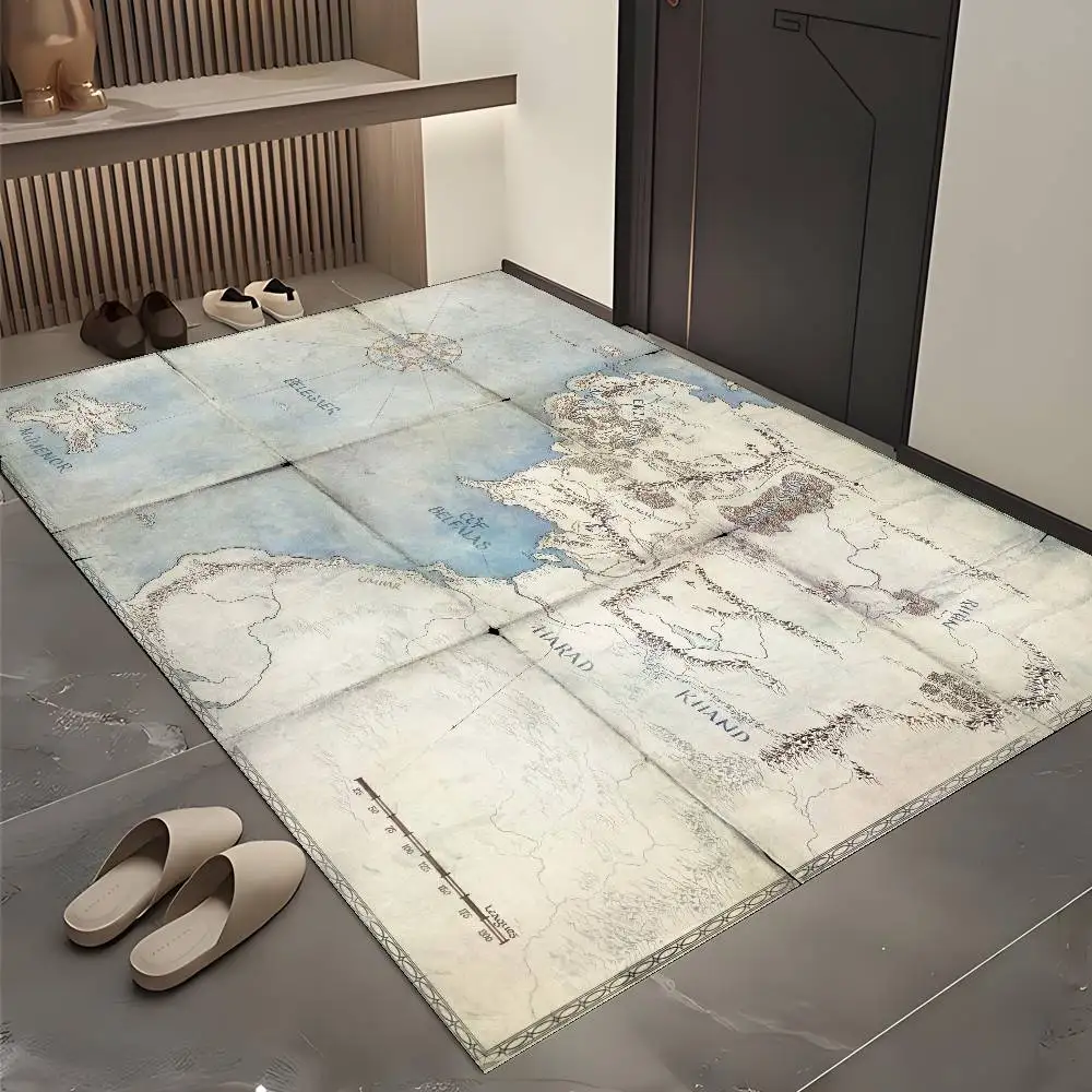 

Floor Mat Printed Large Carpets Room And Bedroom Carpets Bathroom Anti Slip The Lords Of The R-RingsDoor MATS Small Carpets